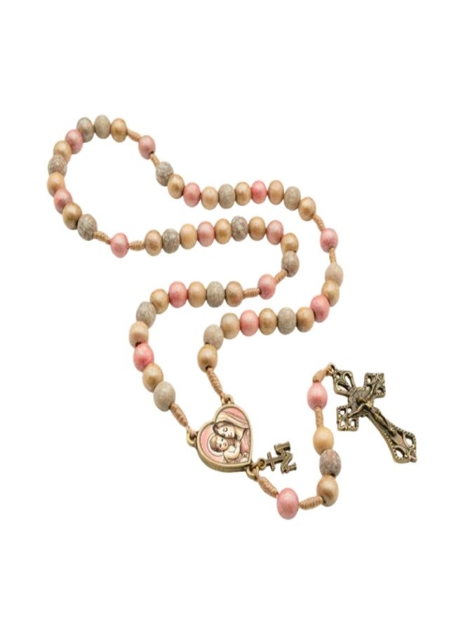 Intercession Madonna and Child Style Religious Rosary Beads